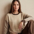 Imagen de Sweater Color Block - Marrón
