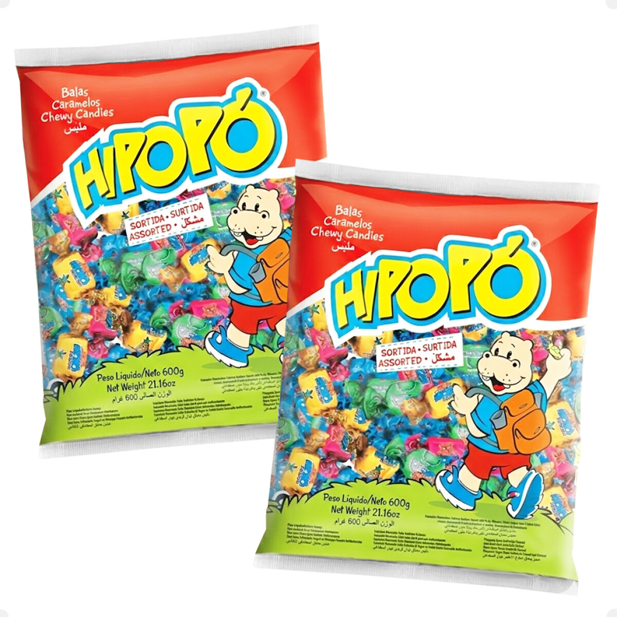 Caramelo Masticable Hipopo 600grs 