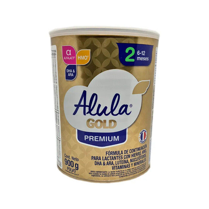 ALULA GOLD 2 PREMIUM POLVO LATA X 900G única