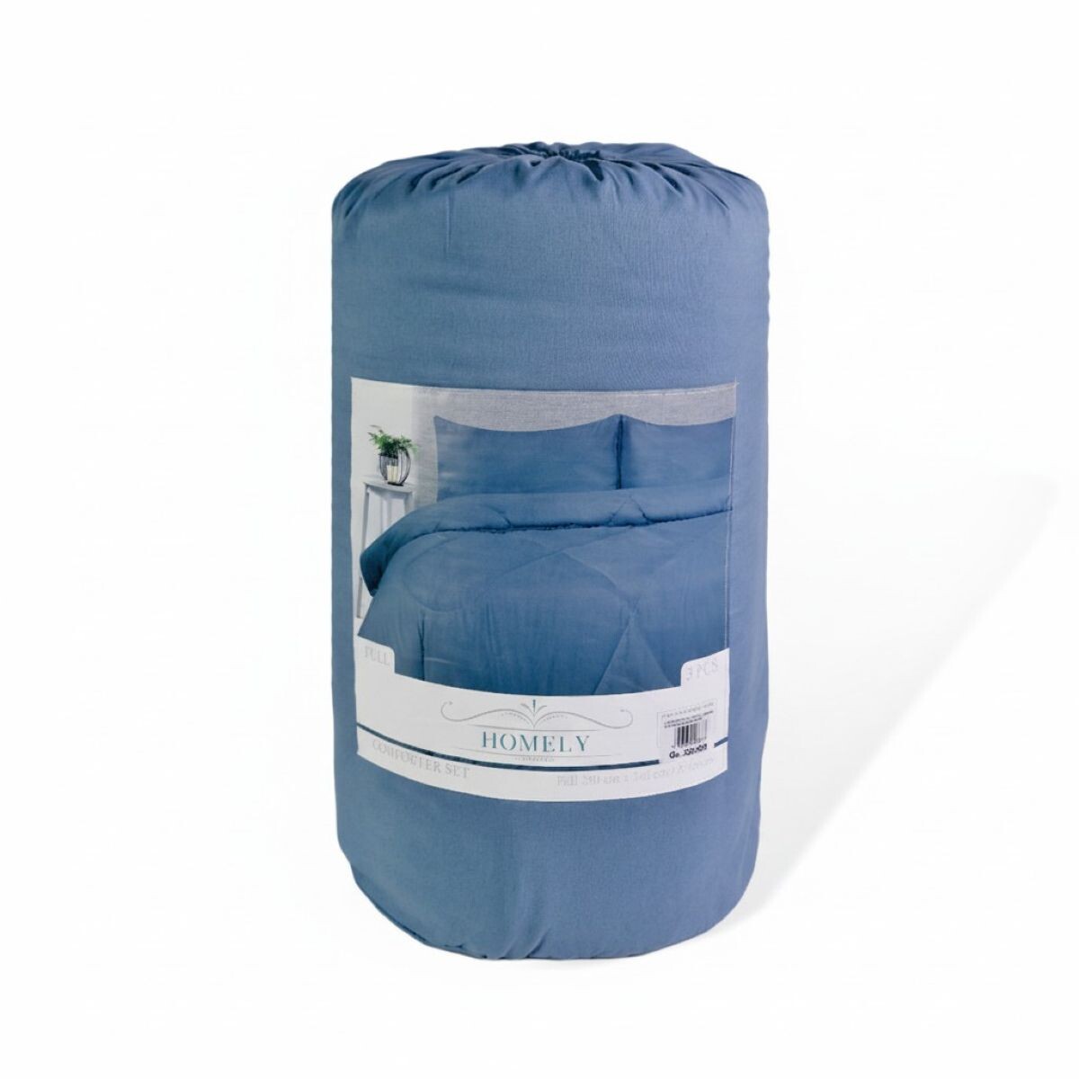 JGO EDREDON AZUL QUEEN 270X240CM 3PZAS 