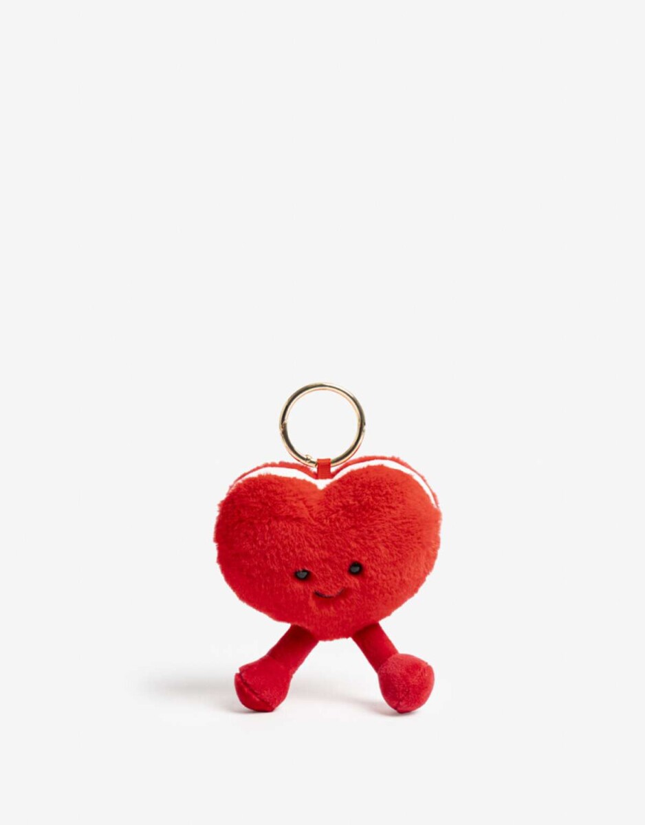 Plushie Charm Corazon Rojo - Rojo Cereza 