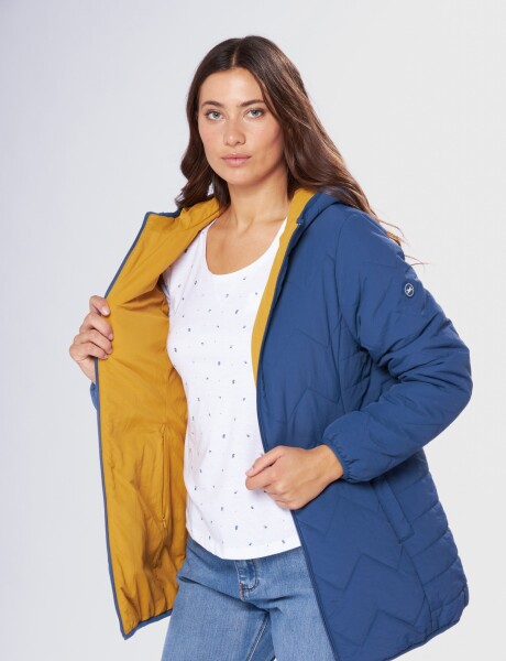 CAMPERA REVERSIBLE Azul