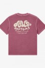 Debris Reverse Tee Rosa