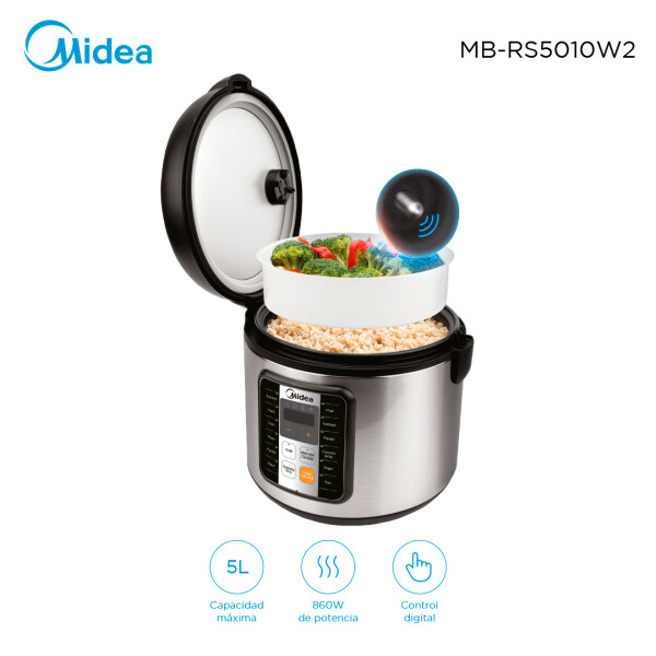 Olla multifunción Midea 5L MB-RS5010W2 Olla multifunción Midea 5L MB-RS5010W2