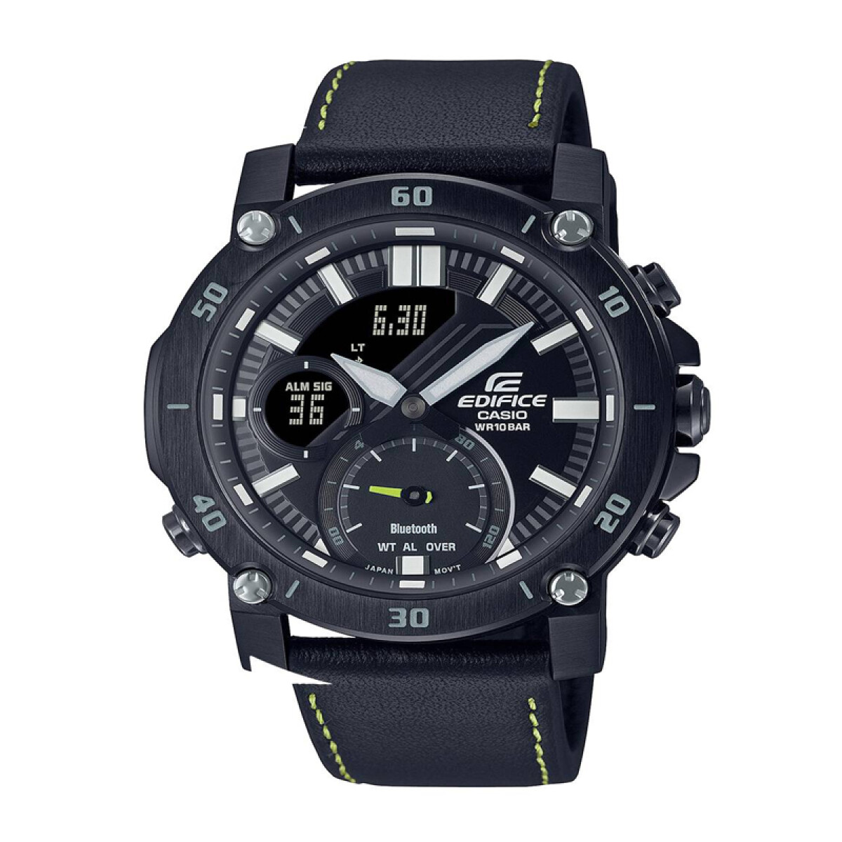 Reloj Edifice Casio Cuero Hombre ECB-20CL-1A 