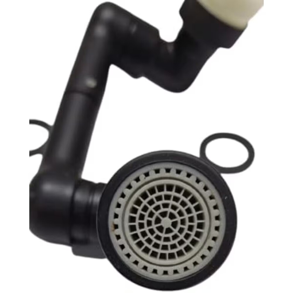 Aireador móvil para griferia negro en metal Aireador Móvil Para Griferia Negro En Metal