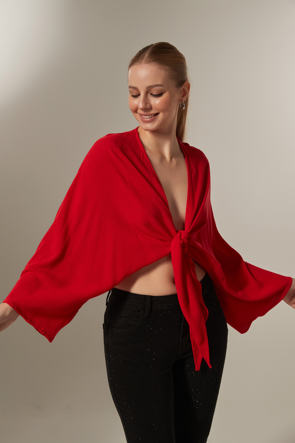 Blusa Truman Rojo Coral