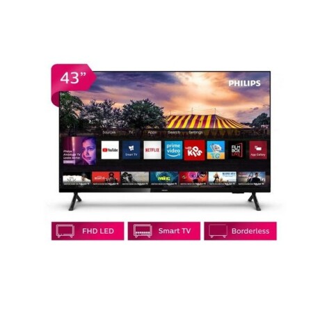 TV PHILIPS 43" SMART TV BORDERLESS TV PHILIPS 43" SMART TV BORDERLESS