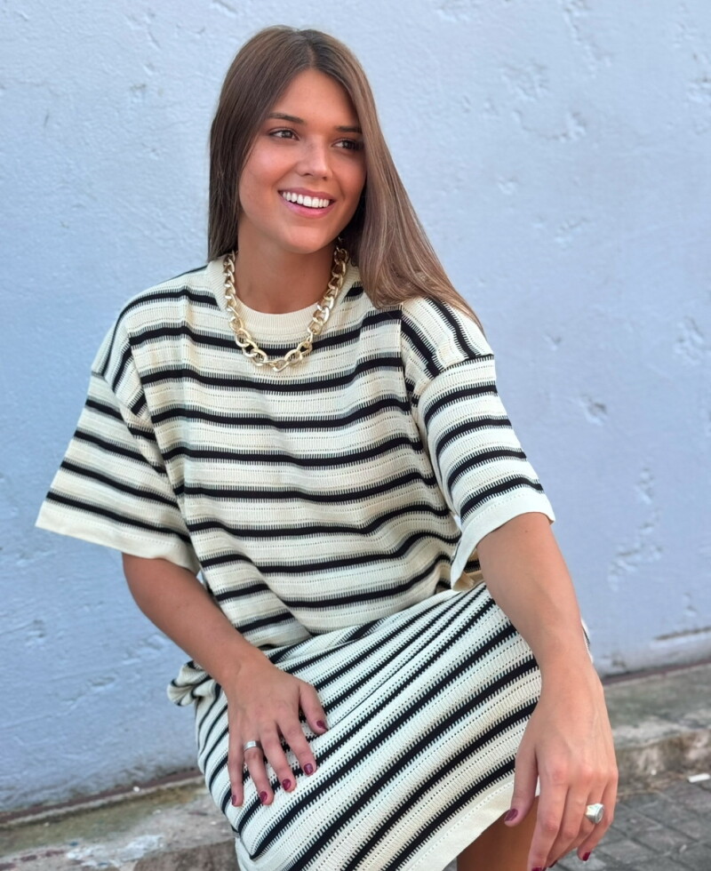 Vestido Milena crudo