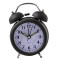 Reloj Despertador Clásico Mediano Negro