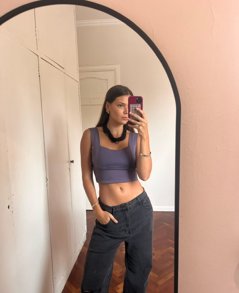Top Muna violeta