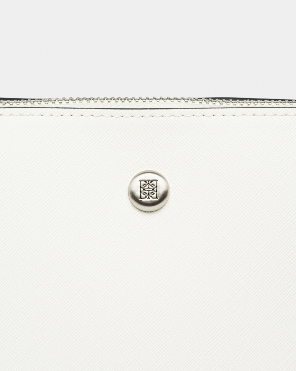Bandolera Dyna en efecto cuero Blanco