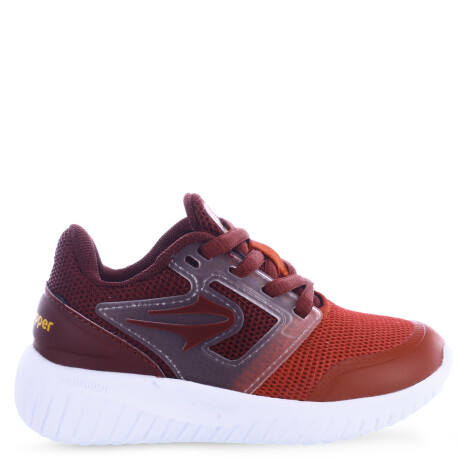 Championes de Niños Topper Fast Kids Rojo - Bordó