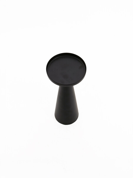 CANDELABRO PIE METAL NEGRO
