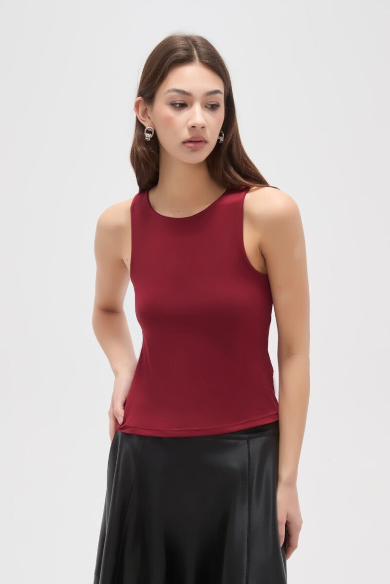 Musculosa Onesti - Cereza Oscuro 