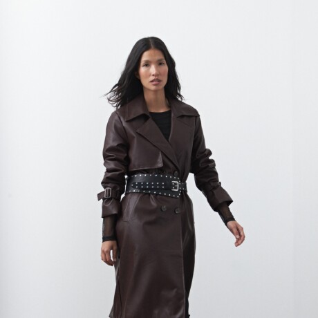 TRENCH BOWIE Borra de Vino