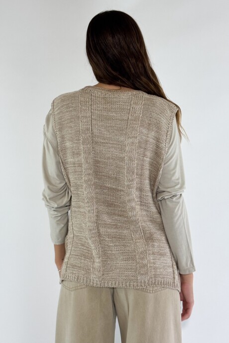 CHALECO YARD Beige