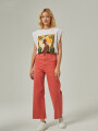 Pantalon Beaty Rosa Oscuro