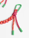 Llavero Cordón Llavero Y Bag Charm De Sogas - Combinacion Bicolor