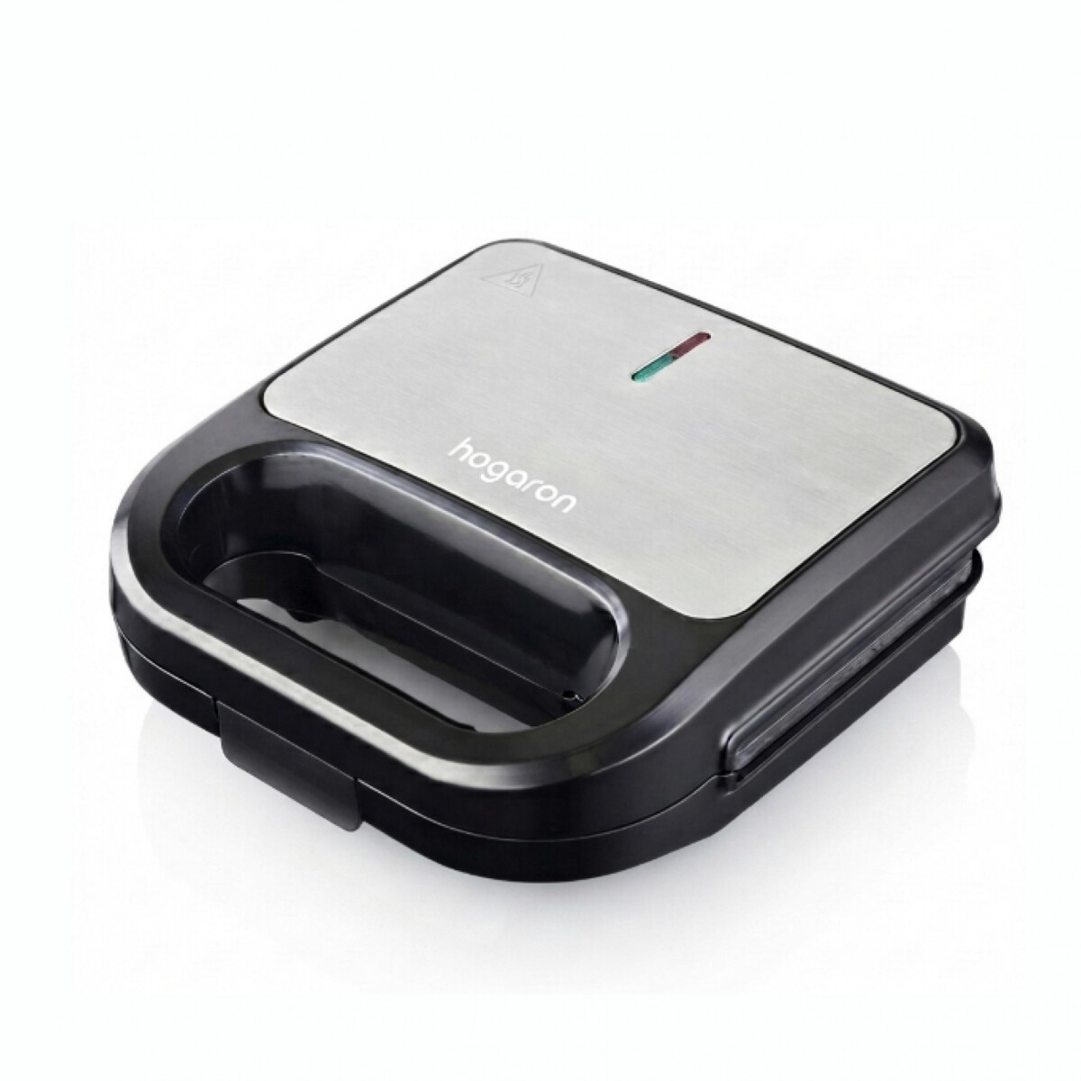 Sandwichera HOGARON 750W 2 Sándwiches Placas Antiadherentes Control Automático De Temperatura 