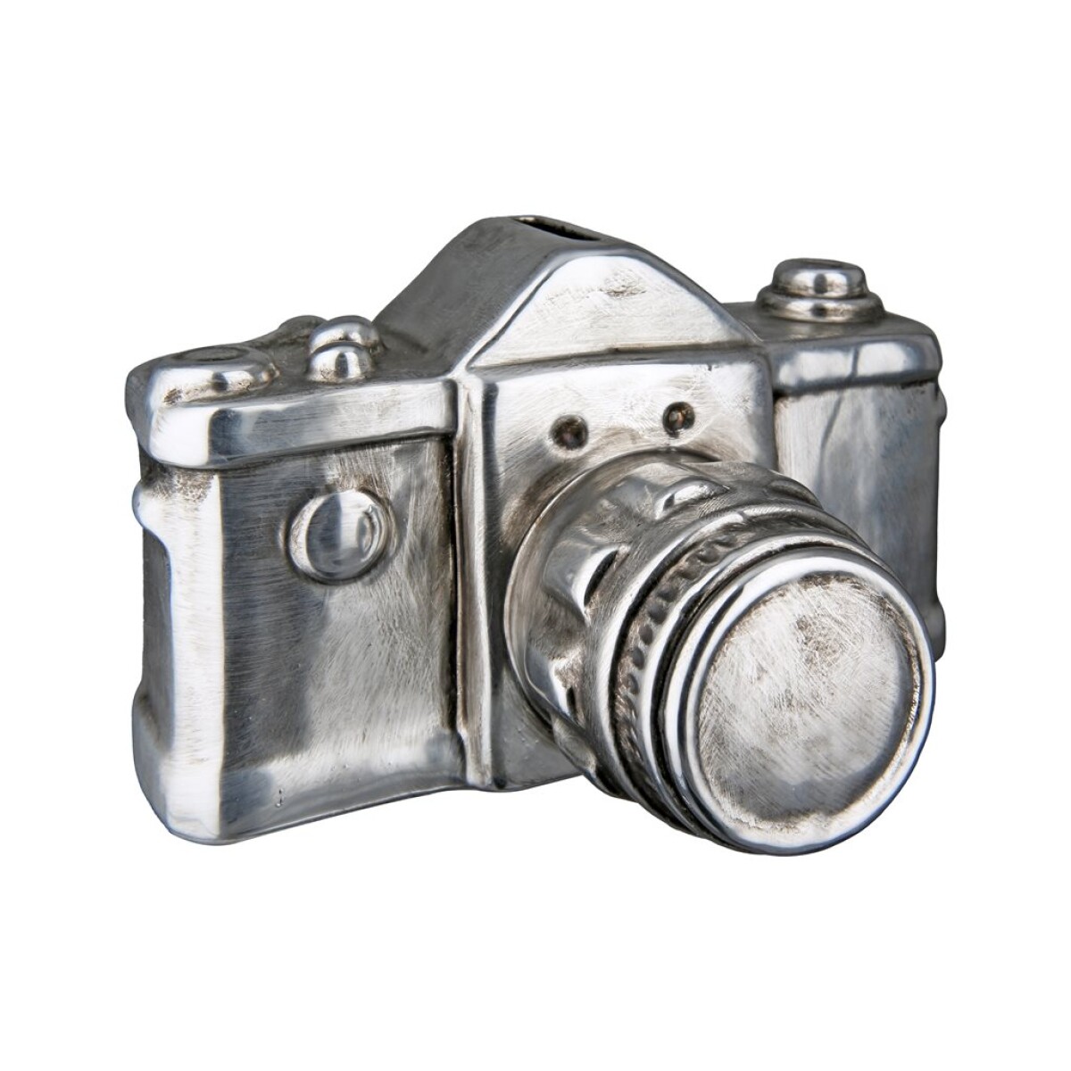 CAMARA ALCANCIA DE CERAMICA 11x16x10CM PLATA 