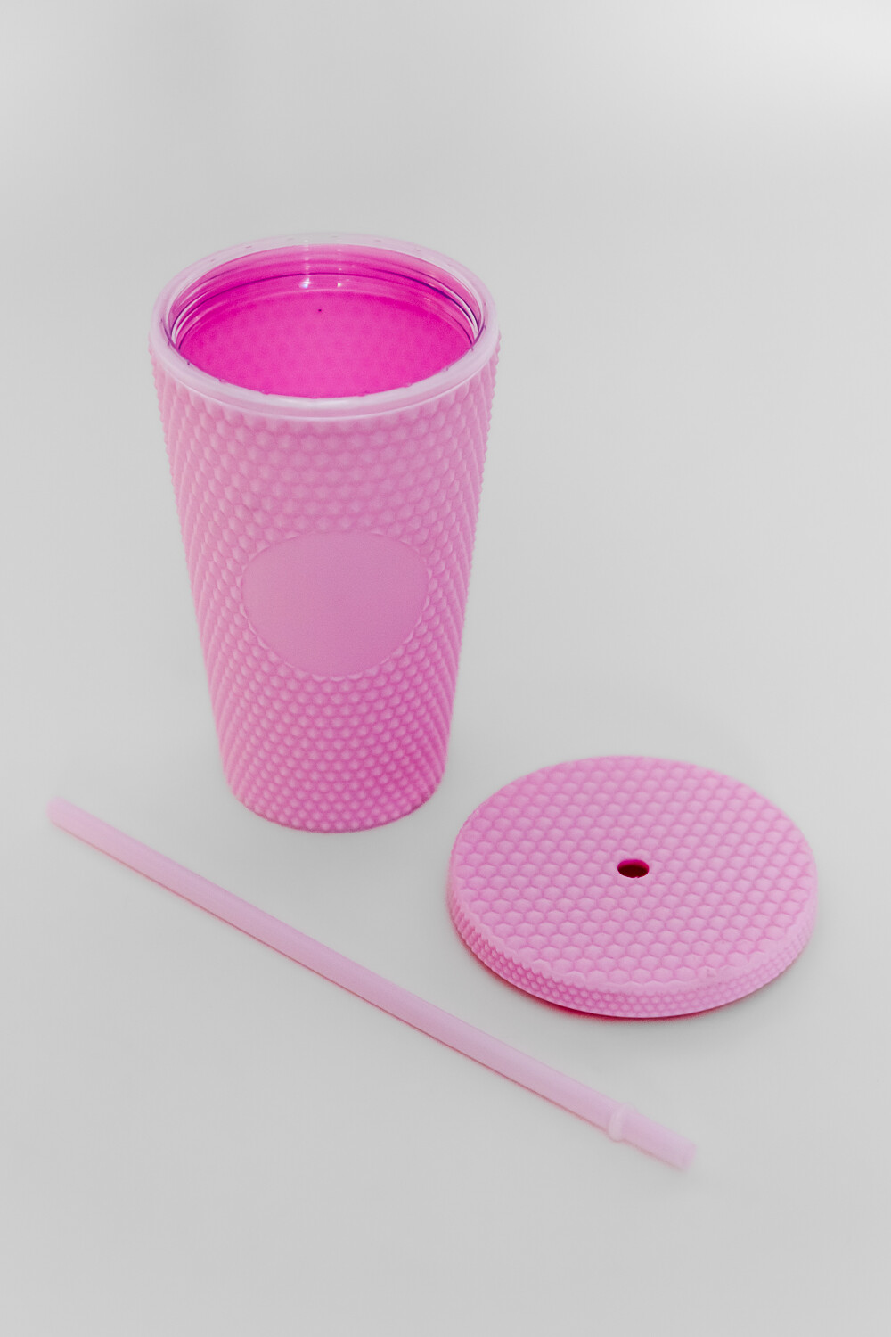 Vaso Con Tapa + Sorbito Beverly Lila