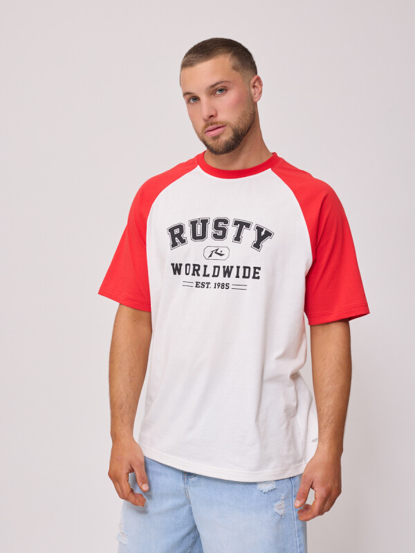 T-SHIRT ERNEUS RUSTY Rojo