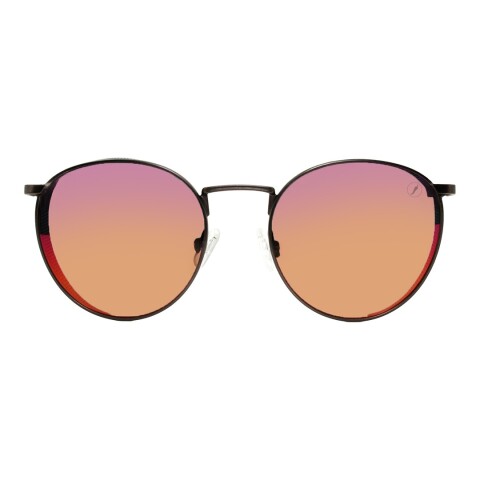 Lentes de Sol Chilli Beans Leiria Plateado- Rojo espejado