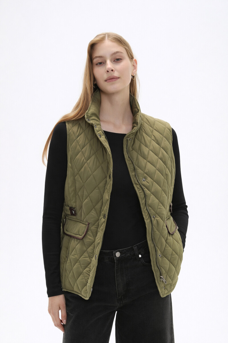 Chaleco Claunet - Verde Oliva Oscuro 