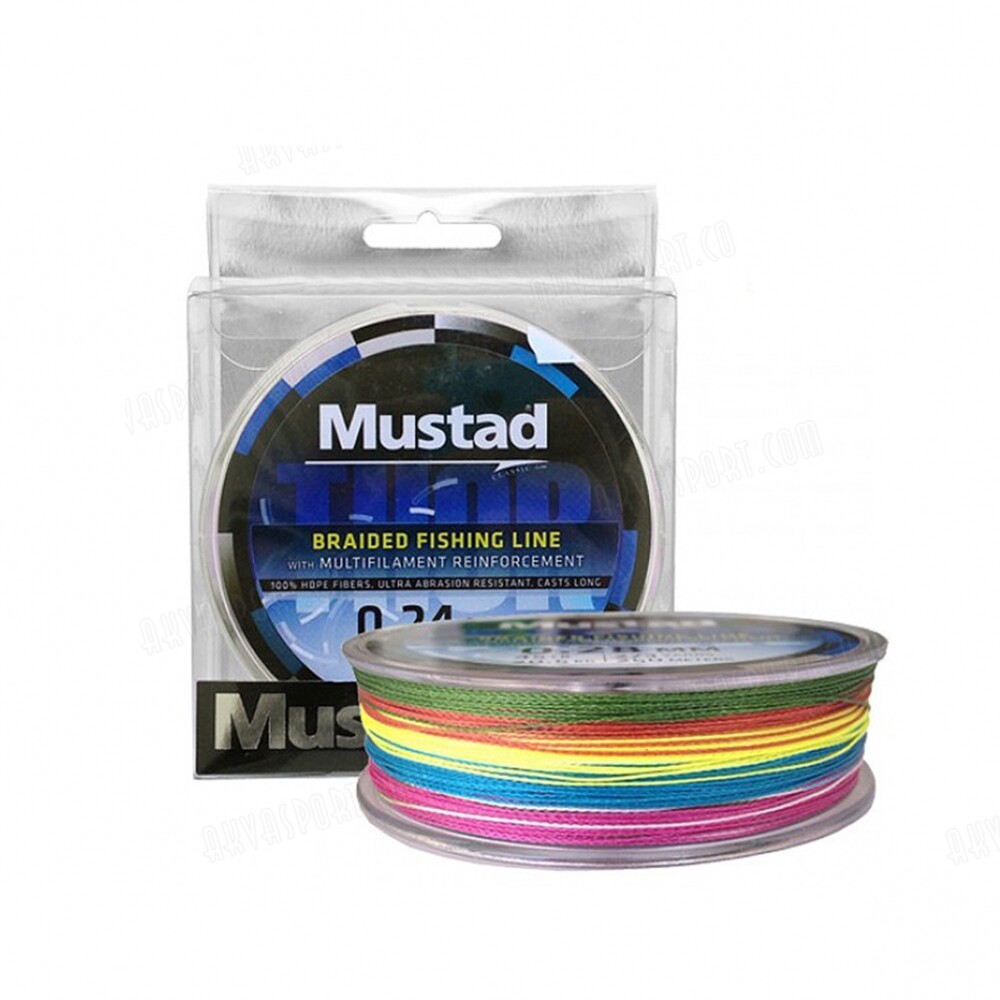 TANZA MUSTAD MULTIFILAMENTO 024MMX250M ML017-42-250 TANZA MUSTAD MULTIFILAMENTO 024MMX250M ML017-42-250