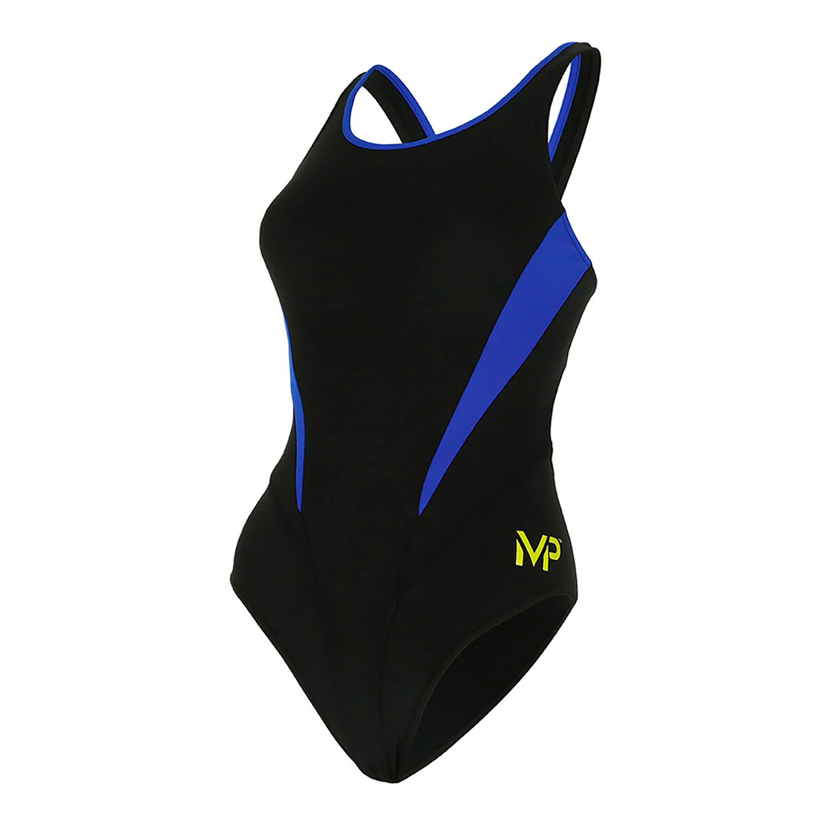 Malla de Baño Michael phelps Team Splice Comp Back Uv 50+ - AZUL-NEGRO 