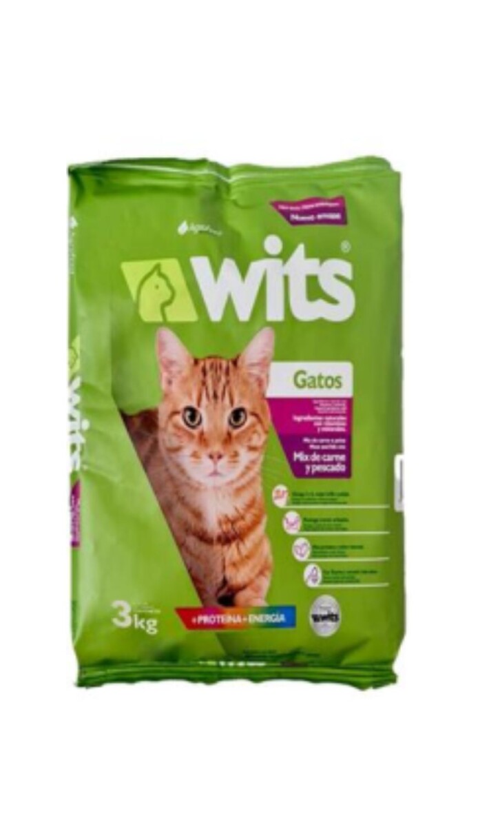 ALIMENTO PARA GATO WITS 3KG 