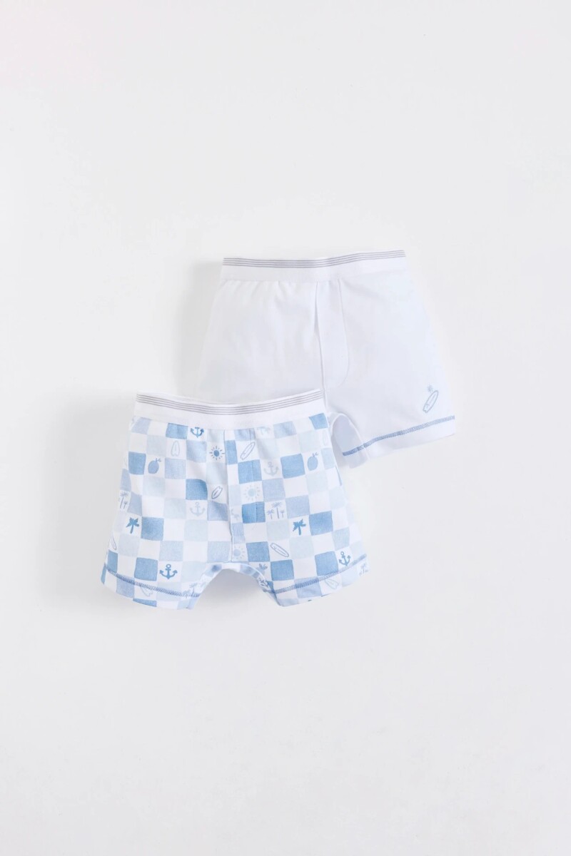 SET BOXER X2 GREECE Estampado
