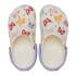 Classic Butterfly Graphic Clog K - Niños mas de 5 años Chalk