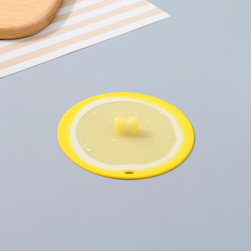 Tapa De Silicona Para Taza - Limón Unica