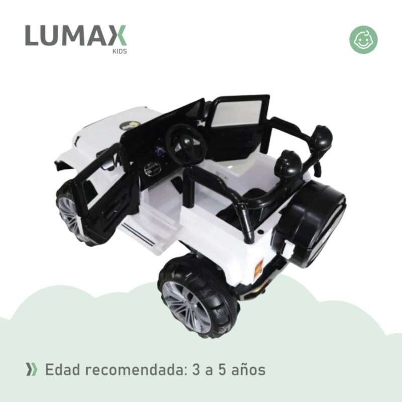 Jeep a batería para Niños Blanco