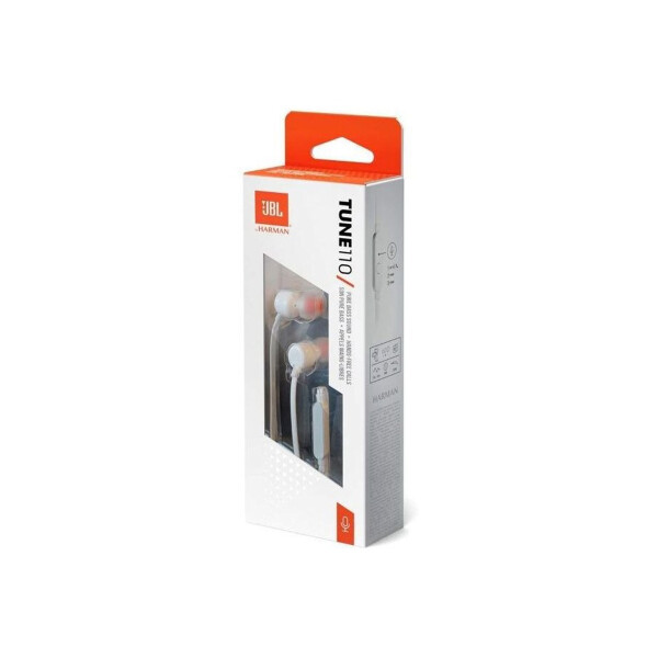 Auriculares JBL Tune 110 color blanco Auriculares Jbl Tune 110 Color Blanco