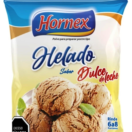 HELADO POLVO HORNEX 100G 8P DULCE DE LECHE HELADO POLVO HORNEX 100G 8P DULCE DE LECHE