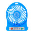 Ventilador Recargable Indicador Led 3 Velocidades Usb Color Variante Celeste
