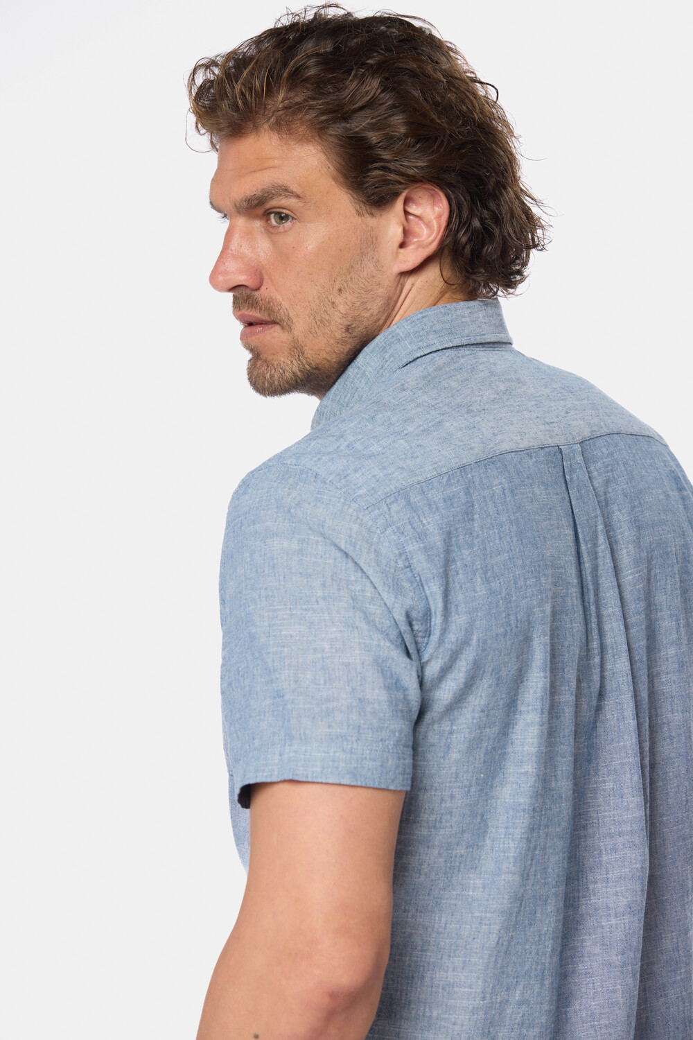 CAMISA DE LINO Denim