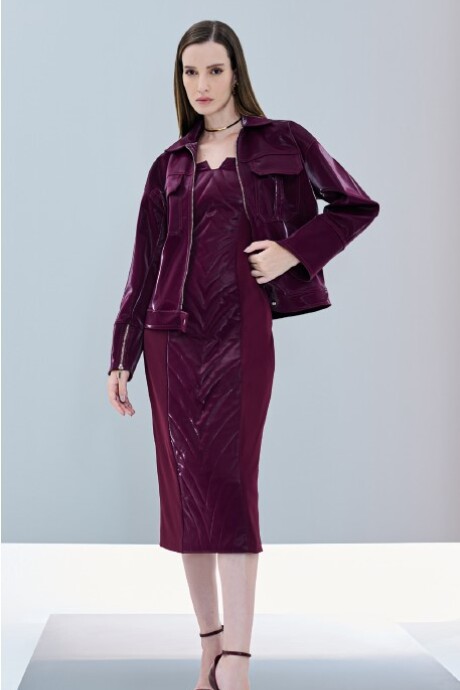 Chaqueta Elen Bordeaux