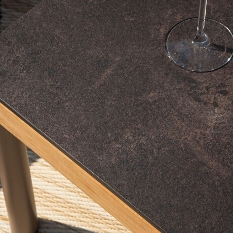 Mesa de exterior KALLYSTA Gris - UNICO
