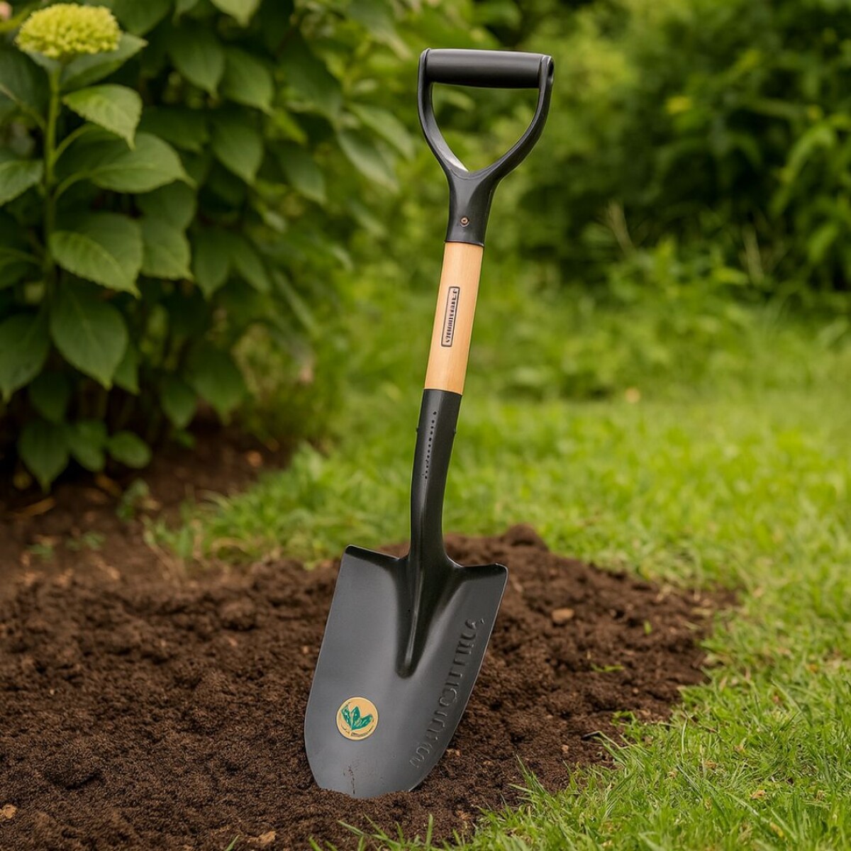 PALA CORAZON CORTA CON MANGO MADERA 45CM TRAMONTINA 