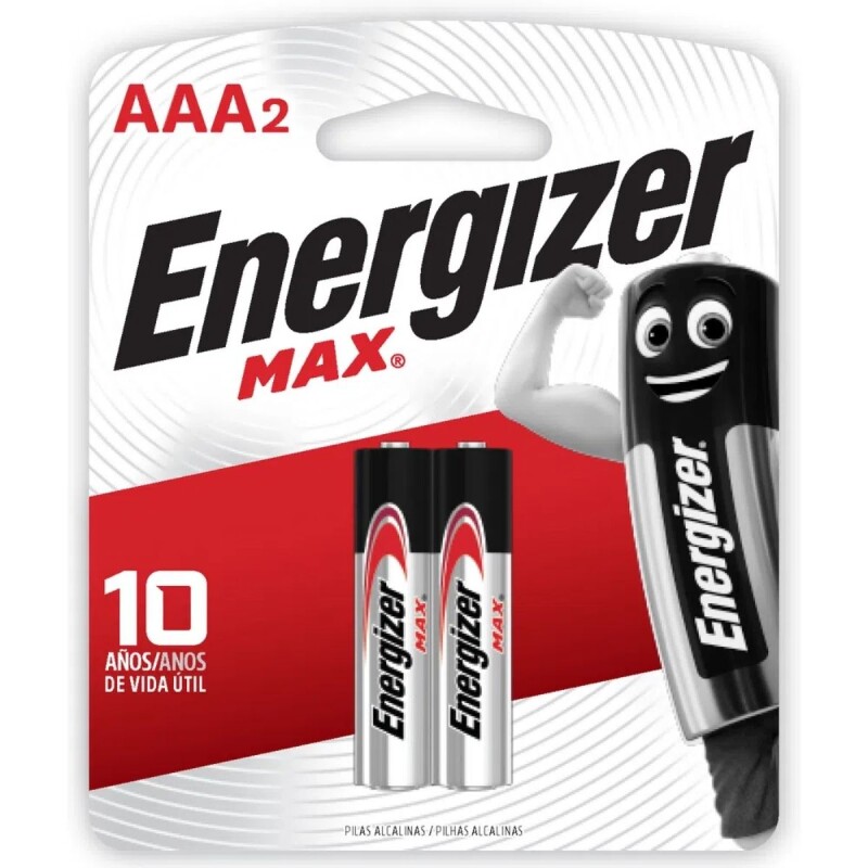 Pila Energizer Alcalina Max AAA X2
