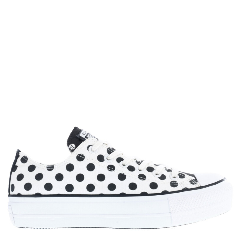 Championes Unisex Converse Chuck Taylor Lift Blanco - Negro