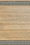 Hampi ALFOMBRA HAMPI JUTE 300X400 NATURAL BLACK