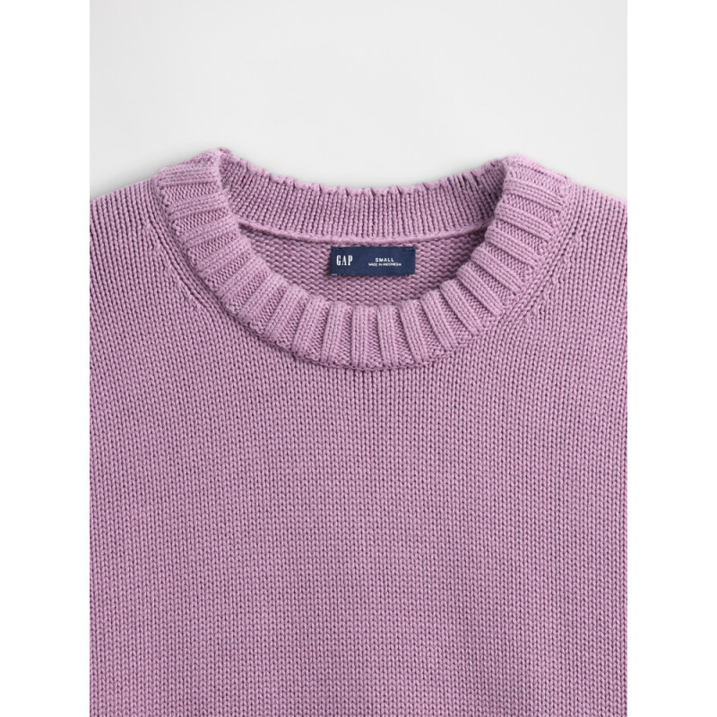 COTTON OS BF CREW PO AMETHYST