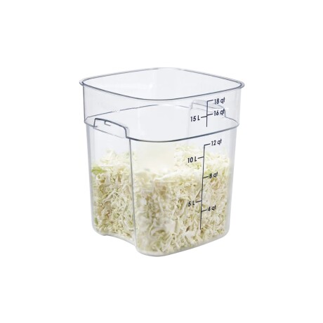 Recipiente Cuadrado de Policarbonato 17.2 Litros FreshPro Recipiente Cuadrado de Policarbonato 17.2 Litros FreshPro