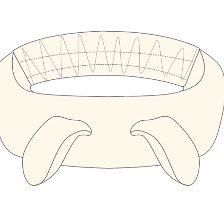 Vincha maquillaje perrito Vincha maquillaje perrito