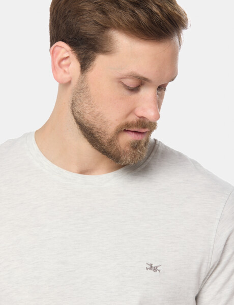 REMERA LISA DE ALGODÓN Gris